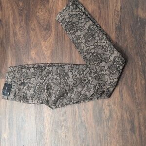 Joe's Jeans Black Lace Skinny Jeans